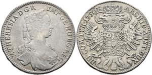 Maria Theresia 1740-1780 - 1/2 Taler 1756 ... 
