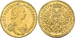 Maria Theresia 1740-1780 - Dukat (3,48g) ... 