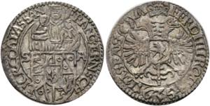 Franz Ernst 1650-1675 - 3 Kreuzer (Groschen) ... 