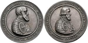 Ferdinand I. 1521-1564 - Silbergußmedaille ... 