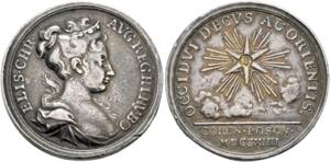 Elisabeth Christina 1691-1750 - AR-Medaille ... 