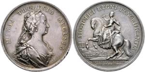 Maria Theresia 1740-1780 - AR-Medaille ... 