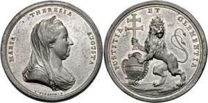 Maria Theresia 1740-1780 - AE-Gnadenmedaille ... 