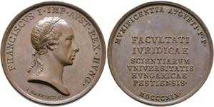 Franz II. (I.) 1792-1835 - AE-Medaille ... 