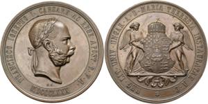 Franz Joseph 1848-1916 - AE-Medaille (68mm) ... 