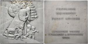 Wien - AE-Plakette (versilbert) o.J. nicht ... 