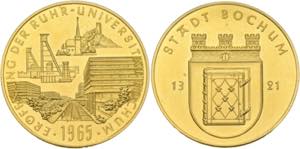 Bochum - AU-Medaille 1965 auf die Eröffnung ... 