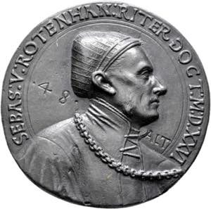 Würzburg - Einseitige Bleigußmedaille (Pb) ... 