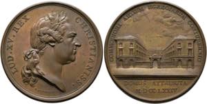 Ludwig XVI. 1774-1792 - Bronzemedaille ... 