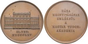 Budapest - AE-Medaille (51mm) 1865 von ... 