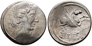 Imitationen römischer Münzen - Denarius ... 