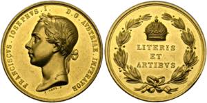 Franz Joseph 1848-1916 - AU-Medaille zu 12 ... 