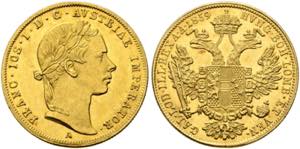 Franz Joseph 1848-1916 - Dukat 1859 A Wien ... 