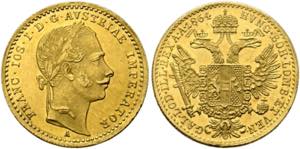 Franz Joseph 1848-1916 - Dukat 1864 A Wien ... 