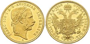 Franz Joseph 1848-1916 - Dukat 1868 A Wien  ... 
