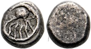 Pisae? - 5 Asses (2,11 g), ca. 300 v. Chr. ... 