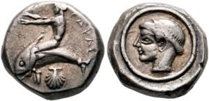 Tarentum - Didrachme/Nomos (7,57 g), ca. ... 