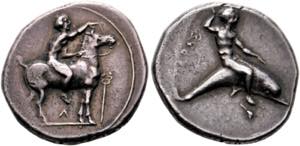 Tarentum - Didrachme/Nomos (7,91 g), ca. ... 