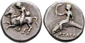 Tarentum - Didrachme/Nomos (7,72 g), ca. ... 