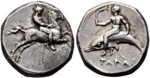 Tarentum - Didrachme/Nomos (7,78 g), ca. ... 