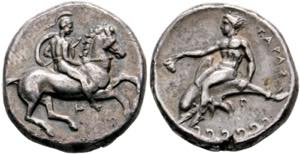 Tarentum - Didrachme/Nomos (7,55 g), ca. ... 