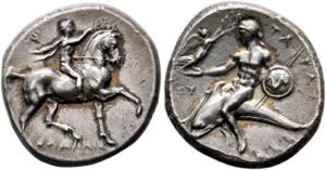 Tarentum - Didrachme/Nomos (6,20 g), ... 