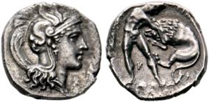 Tarentum - Diobol (1,11 g), ca. 380-325 v. ... 