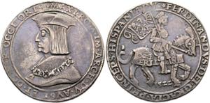 Ferdinand I. 1521-1564 - Zwitter-Schautaler ... 
