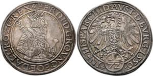 Ferdinand I. 1521-1564 - Taler zu 72 Kreuzer ... 