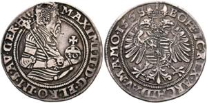 Maximilian II. 1564-1576 - 1/2 Guldentaler ... 