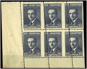 ALBANIEN - **, 1925 FM. Achmed Zogu, 25 Q. ... 