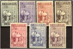 BELGIEN - *, 1933 Kampf der Tuberkulose, ... 