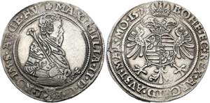 Maximilian II. 1564-1576 - 1/2 Taler 1573 ... 