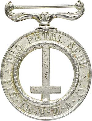 VATIKAN - Medaillen - Castelfidardo-Medaille ... 
