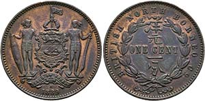 BRITISCH NORDBORNEO (MALAYSIA) - Cent 1889 H ... 