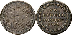 ITALIEN - Vatikan - Clemens XIII. 1758-1769 ... 