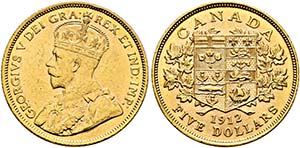 KANADA - George V. 1910-1936 - Dollars 1912  ... 
