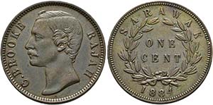 MALAYSIA - Sarawak - Cent 1884  - KM:6 - ... 