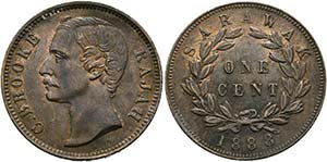 MALAYSIA - Sarawak - Cent 1888 kl. Kratzer  ... 