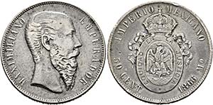 MEXIKO - Maximilian I. 1864-1867 - 50 ... 
