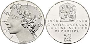 TSCHECHOSLOWAKEI - Republik 1918-1992 - 50 ... 
