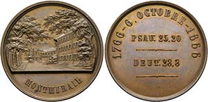 SCHWEIZ - Neuchatel - AE-Medaille 1866 von ... 