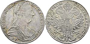 RDR - Maria Theresia nach 1780 - Taler 1780 ... 