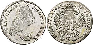 RDR - Franz I. Stefan 1745-1765 - 3 Kreuzer ... 