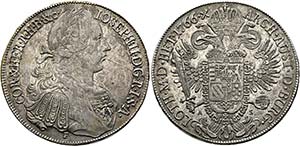 RDR - Josef II. 1765-1790 - Taler 1766 F/A-S ... 