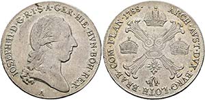 RDR - Josef II. 1765-1790 - 1/2 Kronentaler ... 