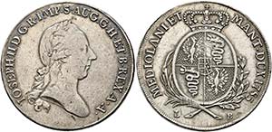 RDR - Josef II. 1765-1790 - Scudo 1785 L-B ... 
