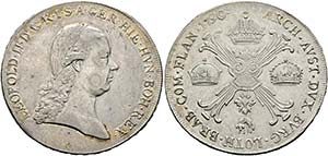 RDR - Leopold II. 1790-1792 - Kronentaler ... 