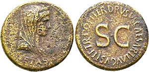 Drusus Minor (4-23 n.Chr.) - Dupondius ... 
