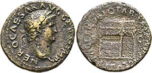 Nero (54-68) - As (10,64 g), Roma, 4. ... 